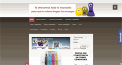 Desktop Screenshot of ahorraencartuchos.com